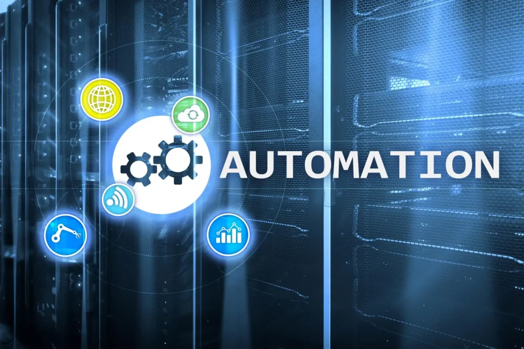 automation business process innovation technology manufacturing internet technology concept server room background 161452 9620