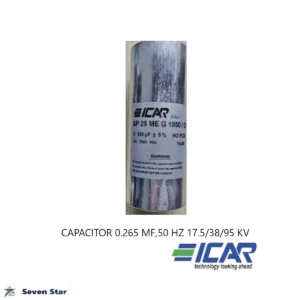 ICAR CAPACITOR 0.265 MF,50 HZ 17.5/38/95 KV