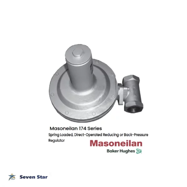 Masoneilan 174 Series  Spring Loaded, Direct-Operated Reducing or Back-Pressure Regulator