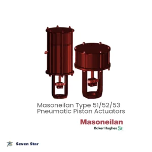 Masoneilan Type 51/52/53 Pneumatic Piston Actuators