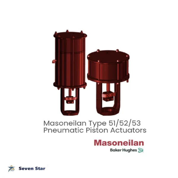 Masoneilan Type 51/52/53 Pneumatic Piston Actuators