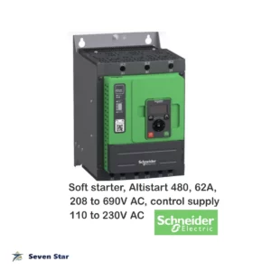 Soft starter, Altistart 480, 62A, 208 to 690V AC, control supply 110 to 230V AC