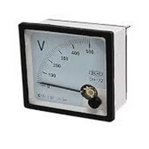 VOLTMETER, SQUARE FLUSH MOUNTING, AC,